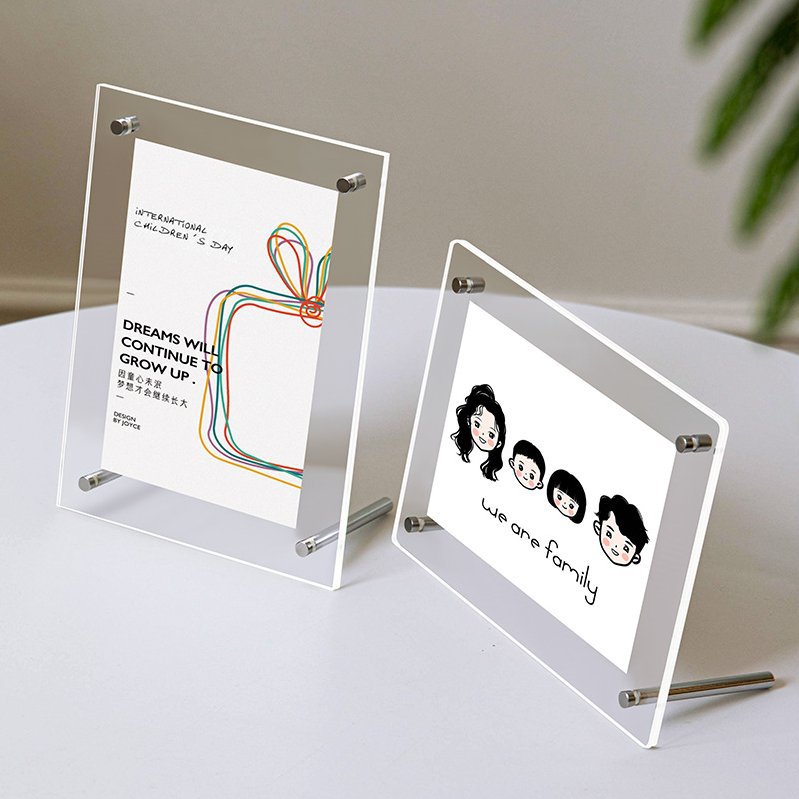 Transparent Acrylic Photo Frame